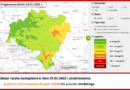 Przekroczenie poziomu informowania i ryzyko dalszych przekroczeń dla pyłu PM10