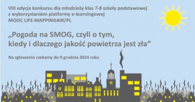 VIII edycja konkursu „Pogoda na smog…”